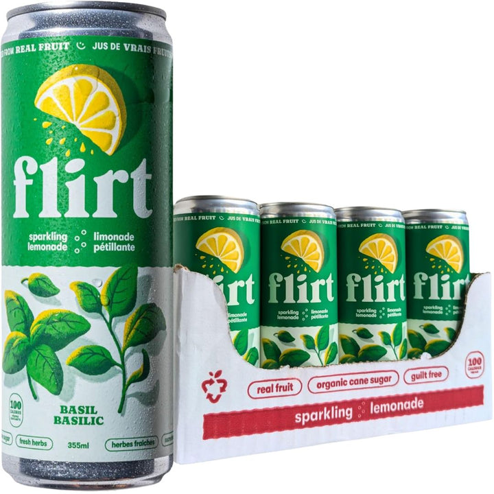 Flirt - Limonade Pétillante au Basilic
