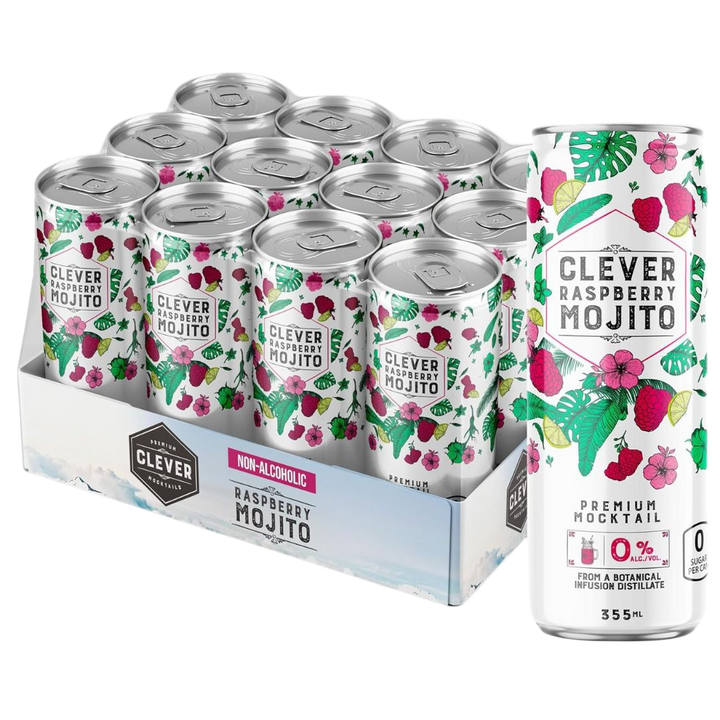 Clever Mocktail - Mojito Framboise Sans Sucre