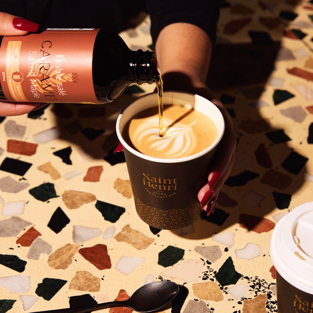 3/4 OZ - Salted Maple Caramel Syrup