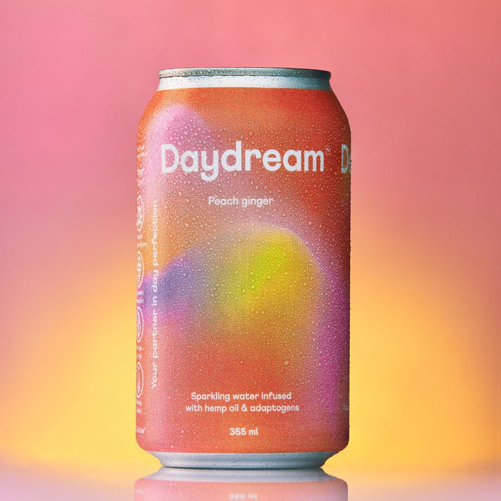 Daydream  - Peach Ginger Hemp and Adaptogen Infused Sparkling Water
