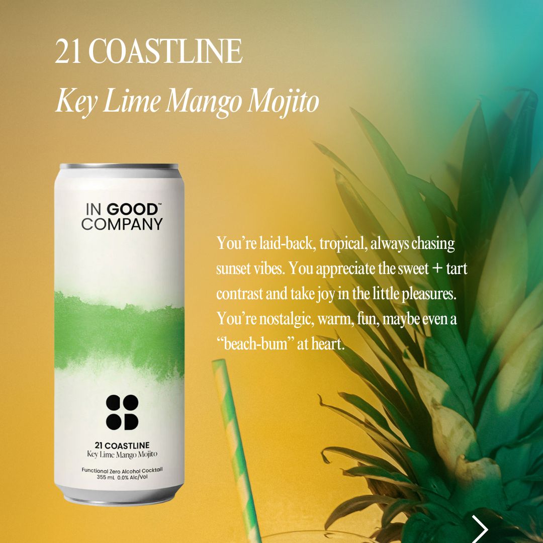 In Good Company - 21 Coastline - Key Lime Mango Mojito