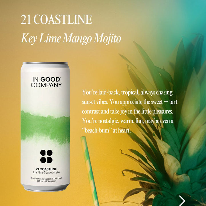 In Good Company - 21 Coastline - Key Lime Mango Mojito