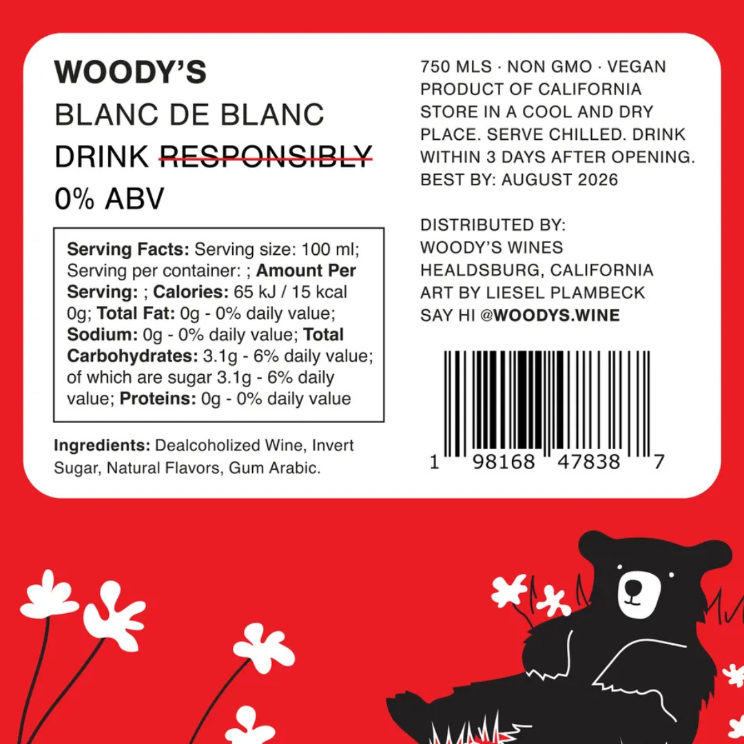 Woody's - Non-Alcoholic Blanc de Blanc