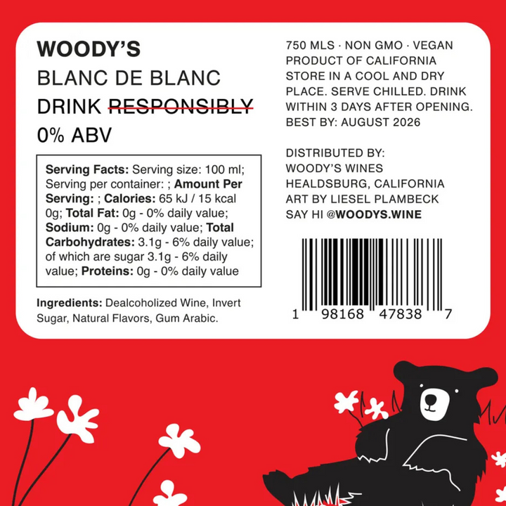 Woody's - Non-Alcoholic Blanc de Blanc