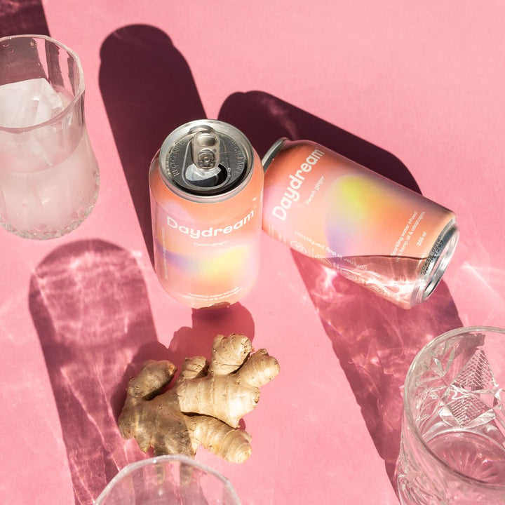 Daydream  - Peach Ginger Hemp and Adaptogen Infused Sparkling Water