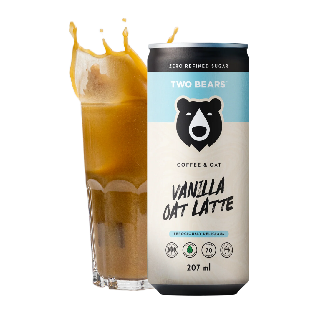 Two Bears - Latté à l'avoine vanille mousseux