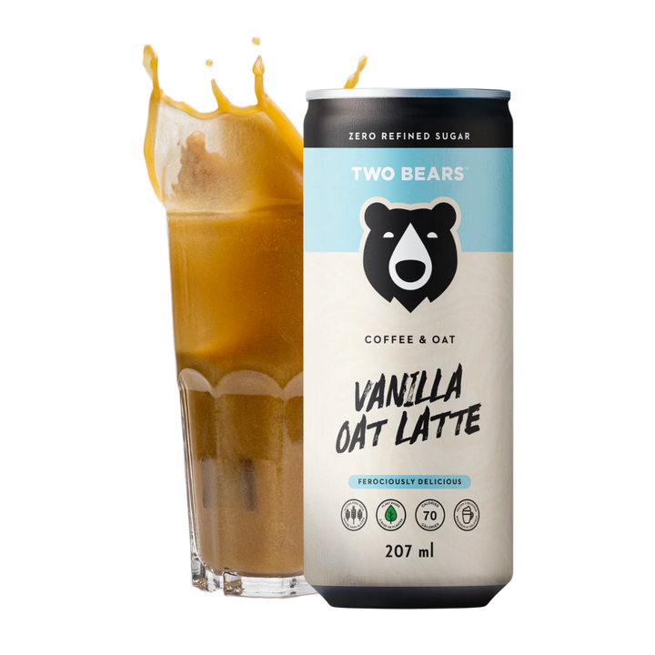 Two Bears - Latté à l'avoine vanille mousseux