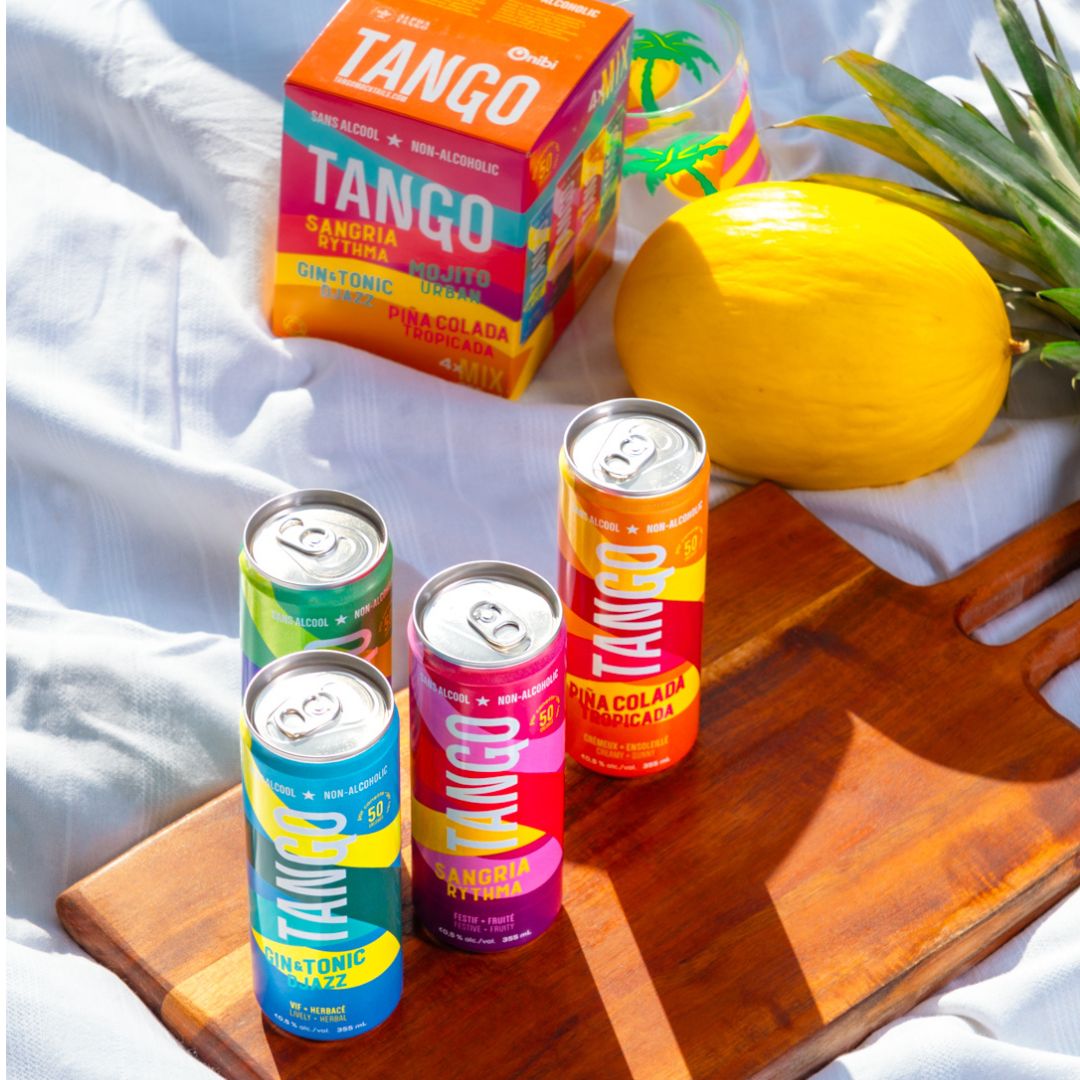Tango 30冊 Tango Mocktails Non-Alcoholic Mix Pack - Upside Drinks - Free Shipping