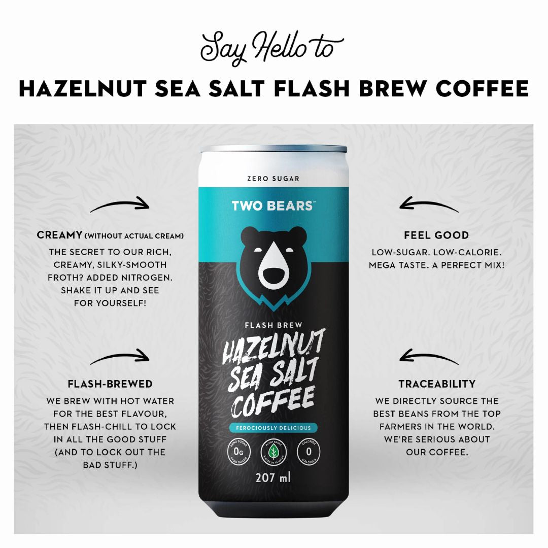 Two Bears - Café infusé rapide noisette sel de mer