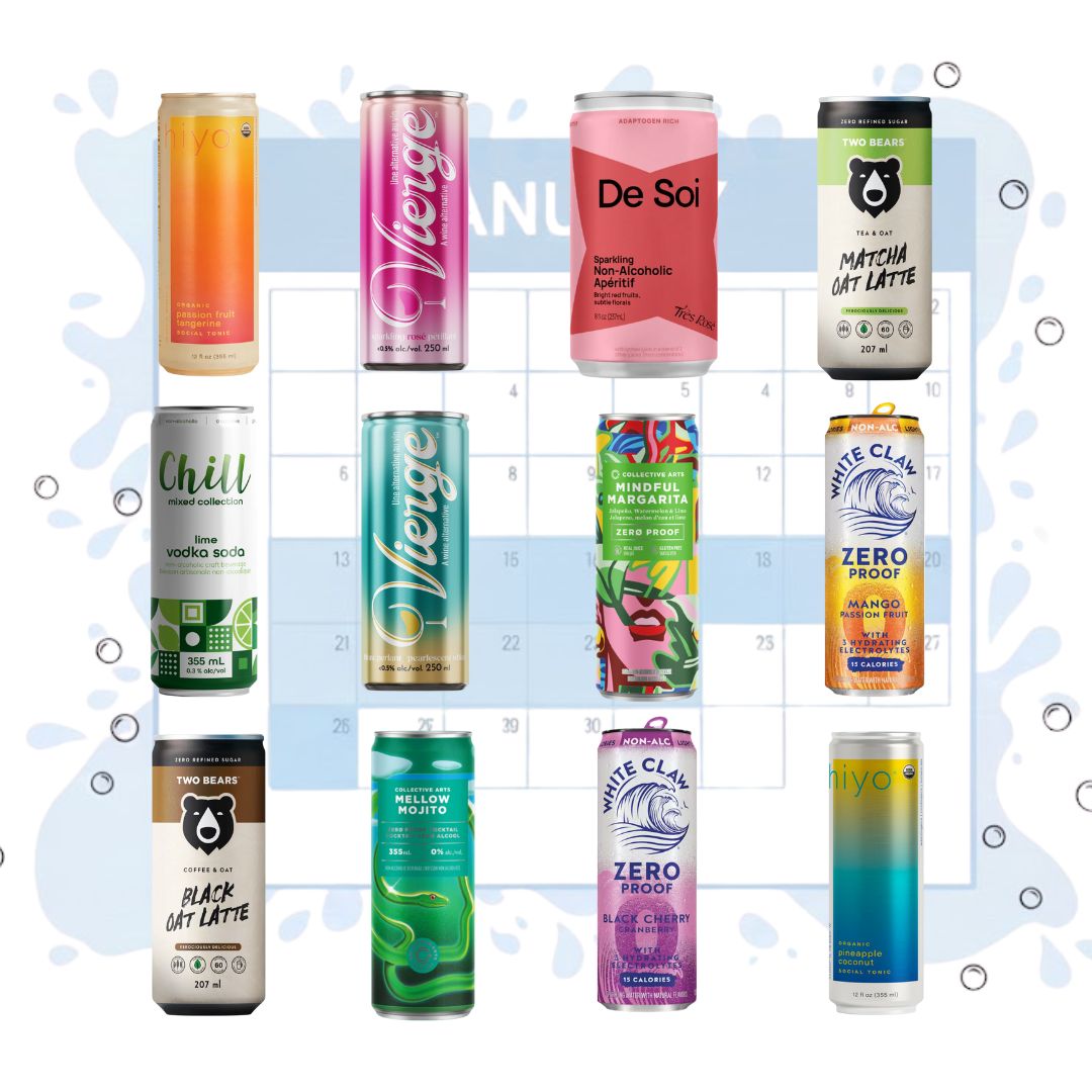 Janvier sans alcool - Ensemble Prêts-à-boire faible en sucre