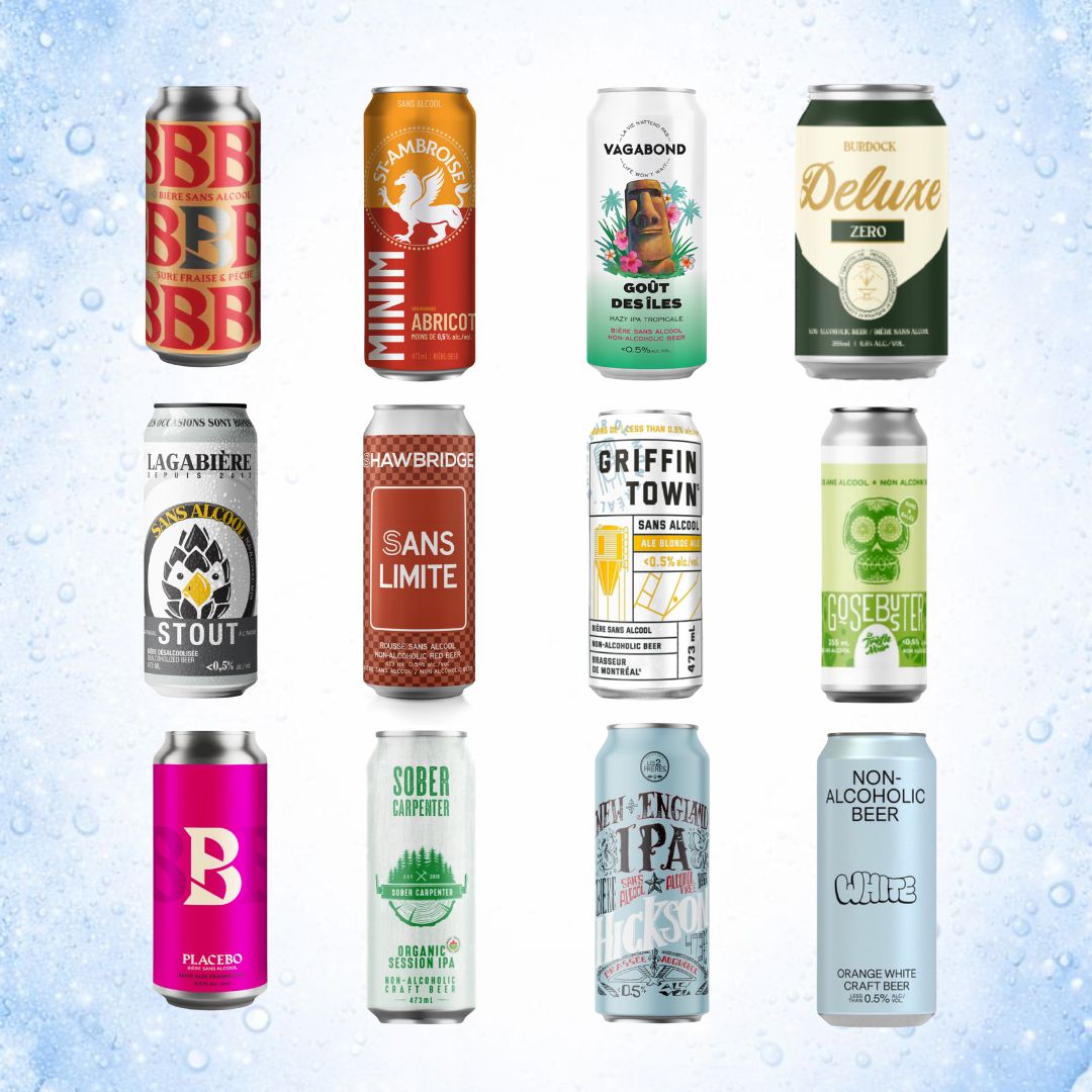 Janvier sans alcool - Forfait Pack de Bières Fait au Québec