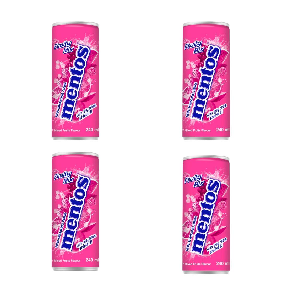 Mentos - Fruity Mix - Non-Sparkling Drink (4 Pack)