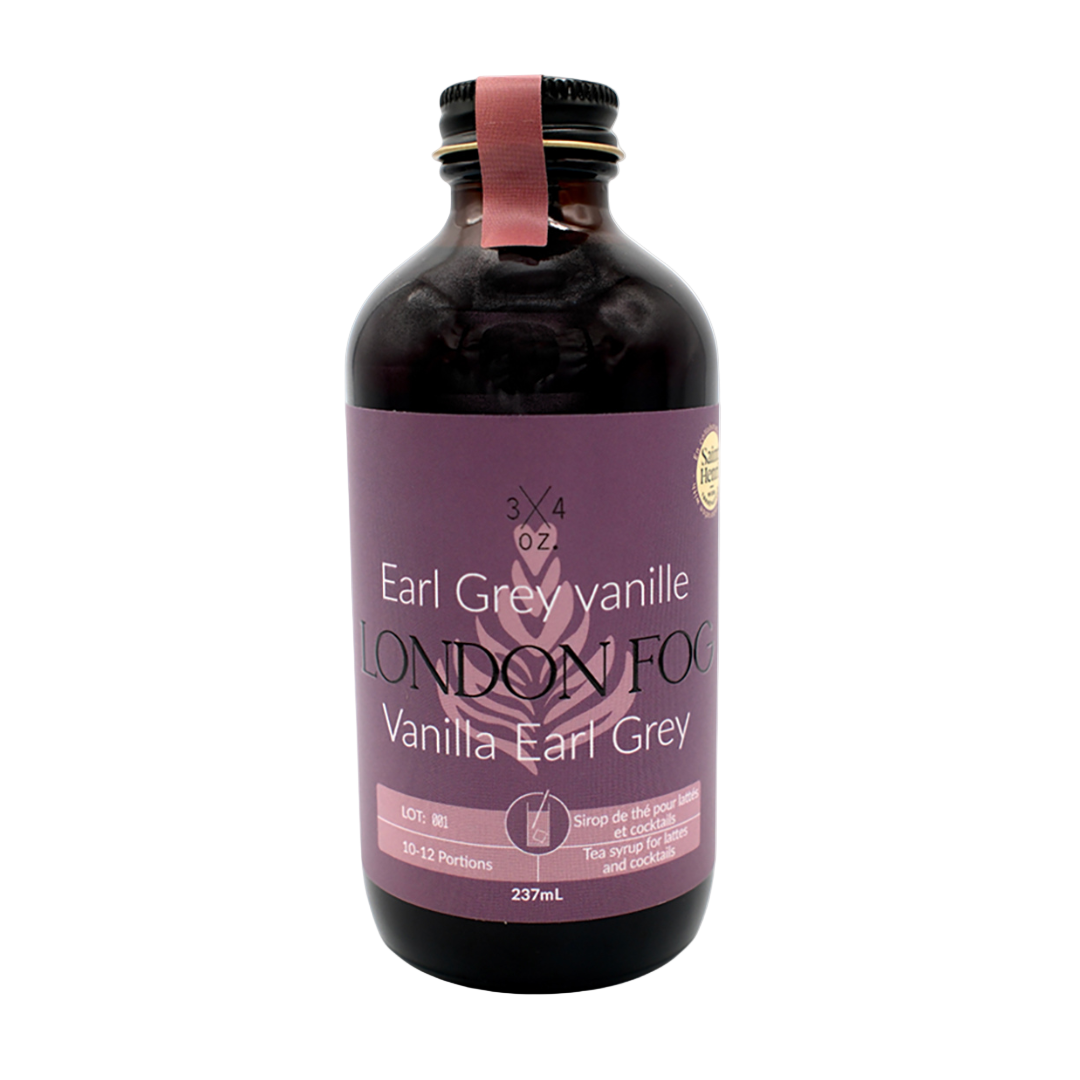 3/4 OZ - London Fog Vanilla Earl Grey Syrup
