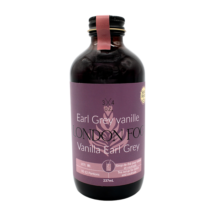 3/4 OZ - London Fog Vanilla Earl Grey Syrup