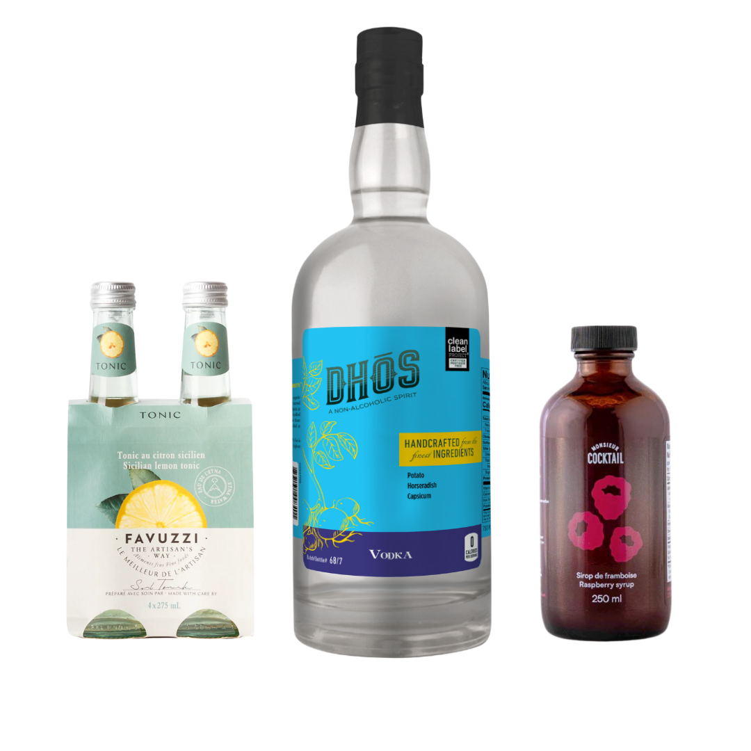 Mocktail Kit - Raspberry Lemon Vodka Fizz