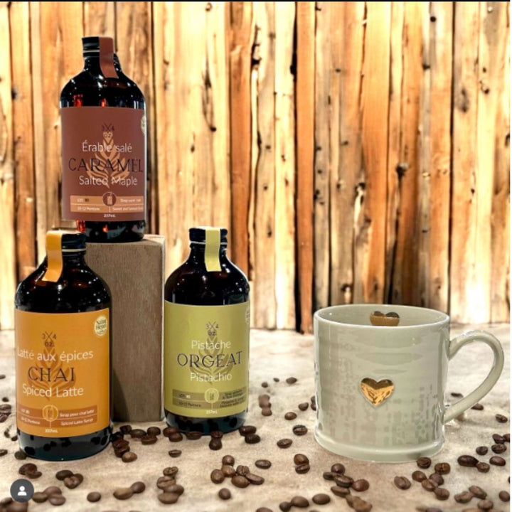 3/4 OZ - Ensemble de sirop de café