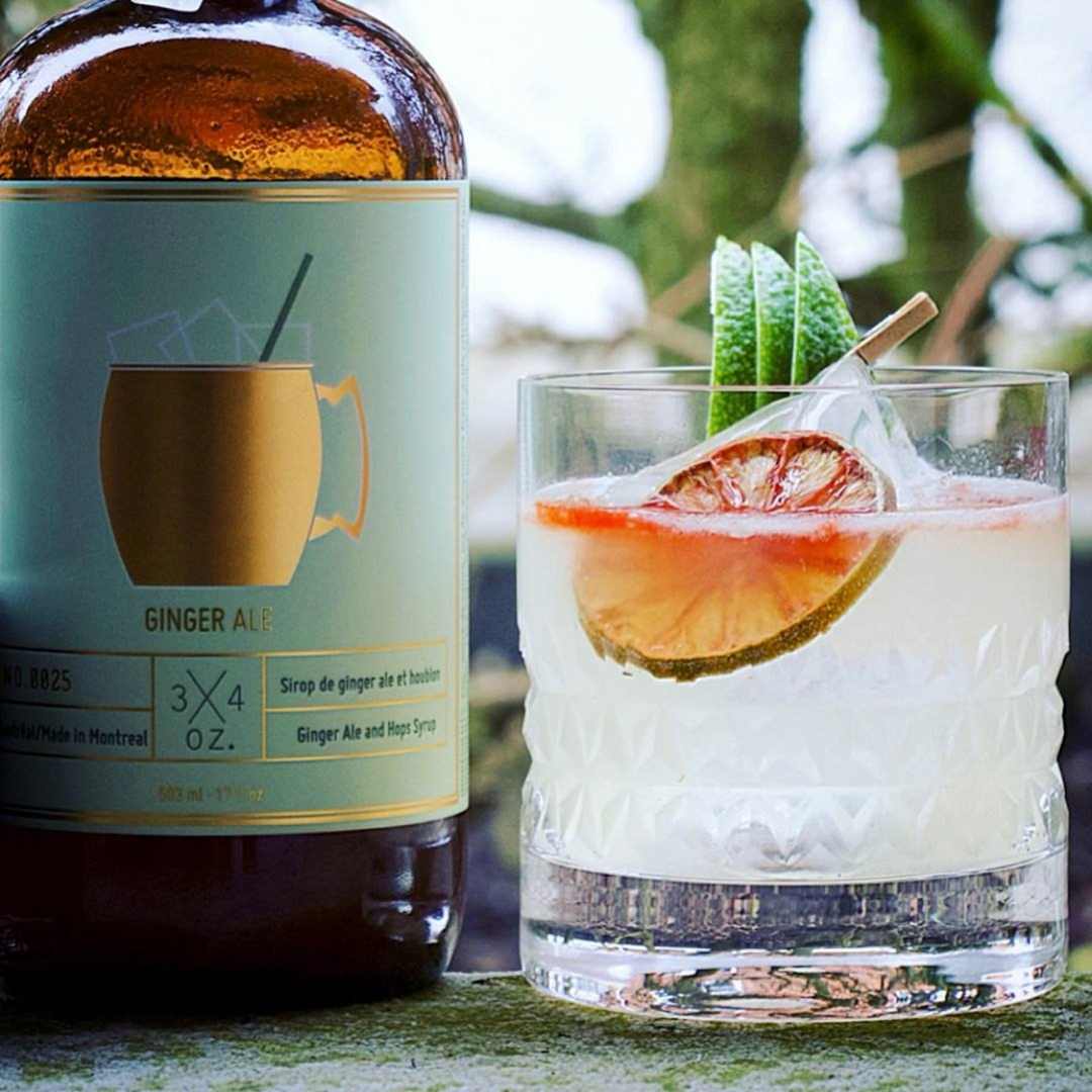 3/4 OZ - Concentré de Ginger Ale
