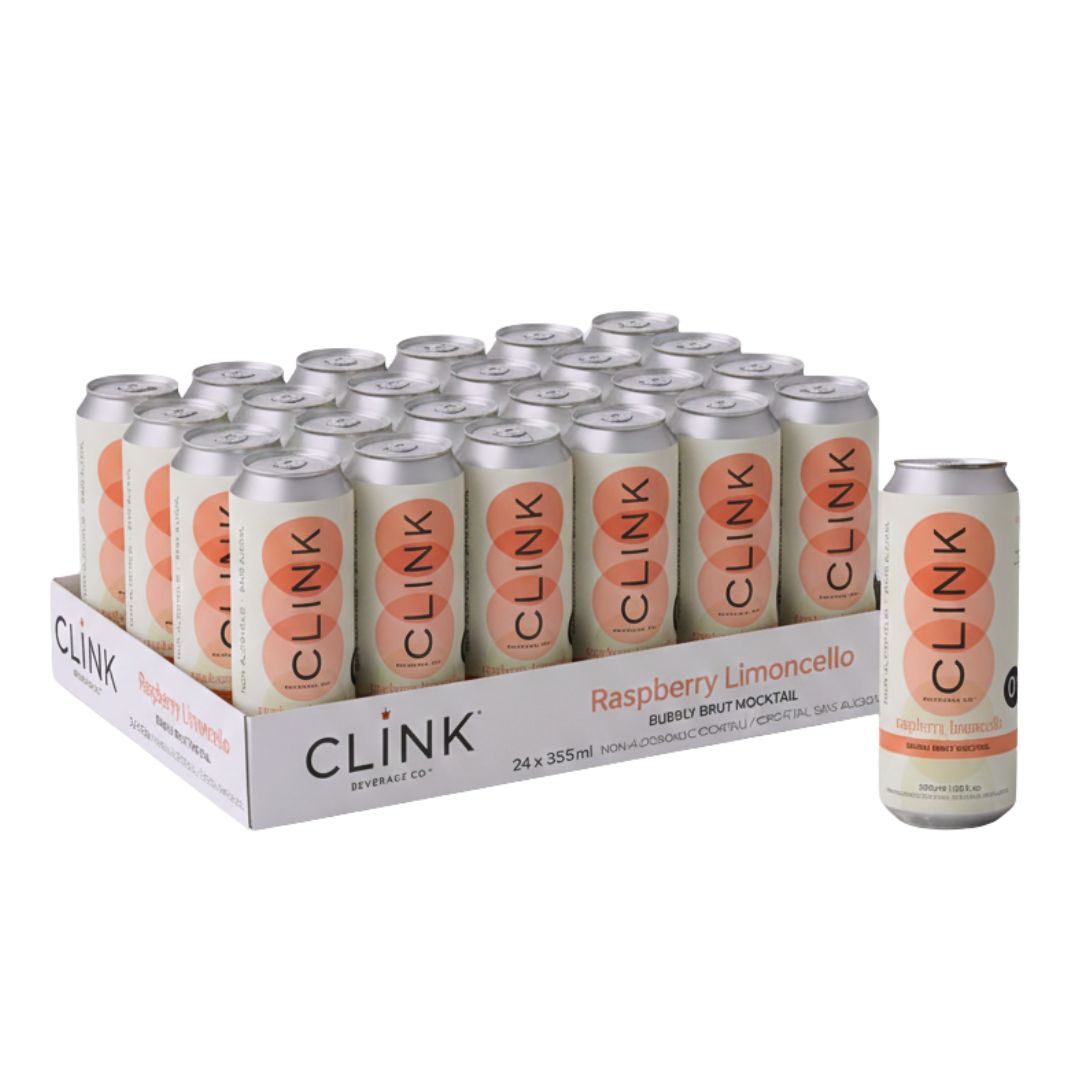 Clink - Mocktail pétillant brut framboise limoncello