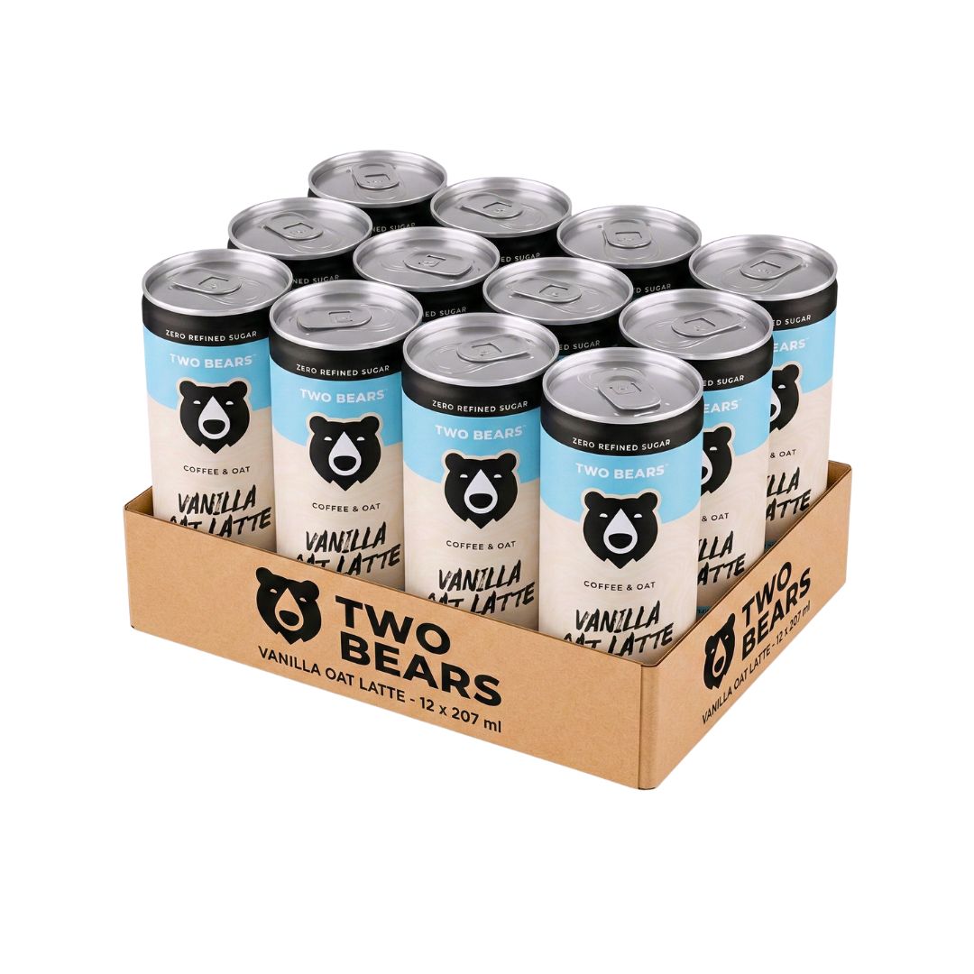 Two Bears - Latté à l'avoine vanille mousseux