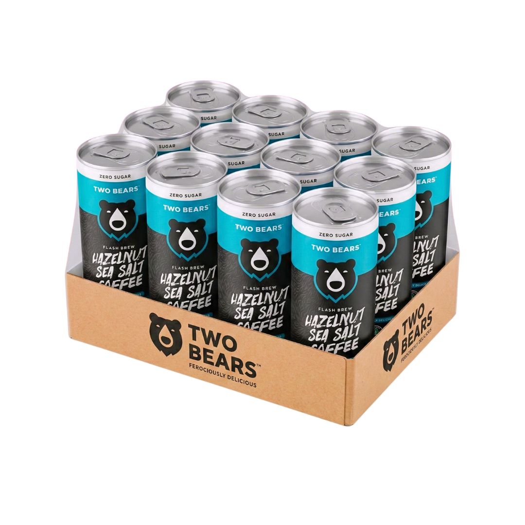 Two Bears Natural Hazelnut Sea Salt Flash Brew Coffee - Upside