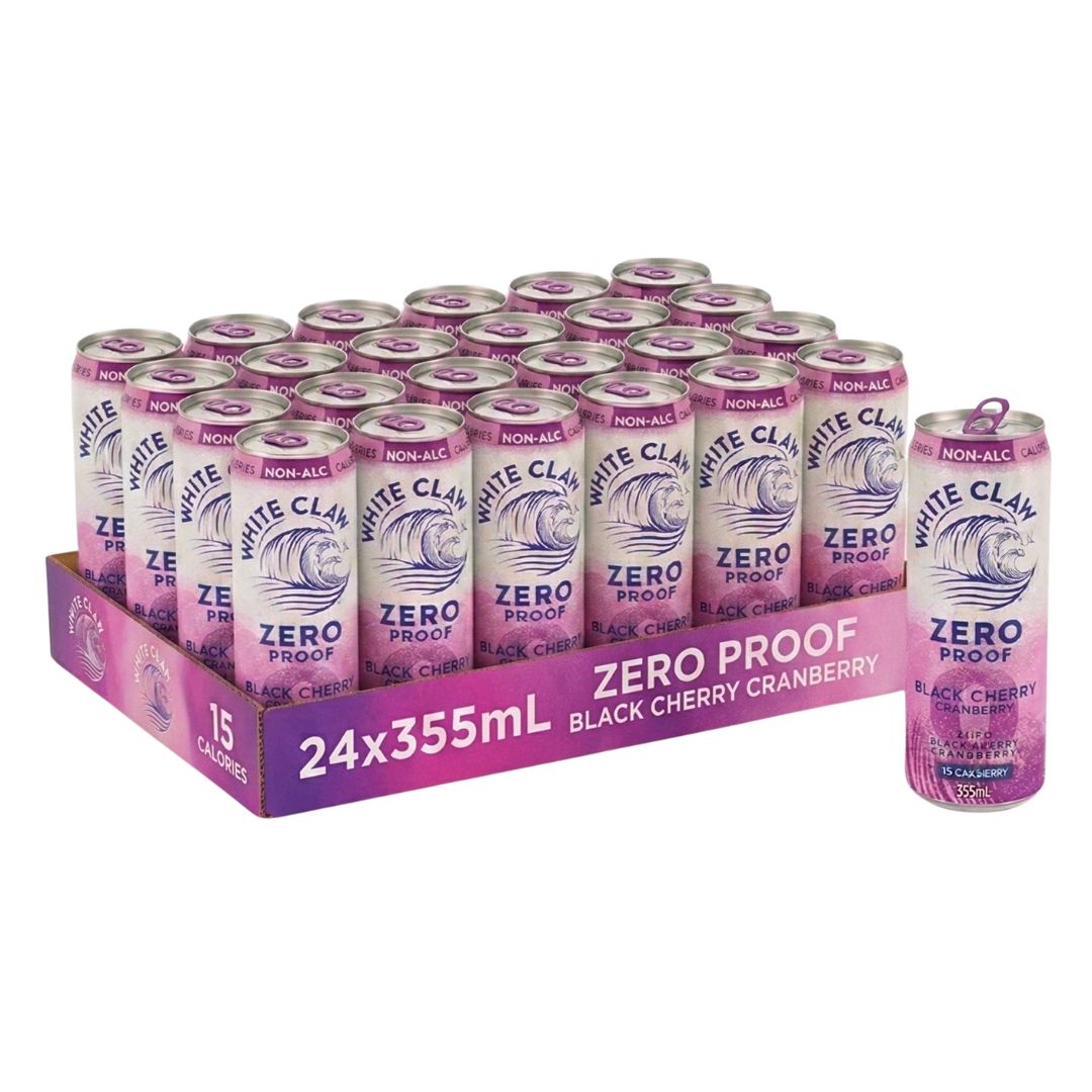 White Claw Zero Proof™ Non-Alcoholic Black Cherry Cranberry