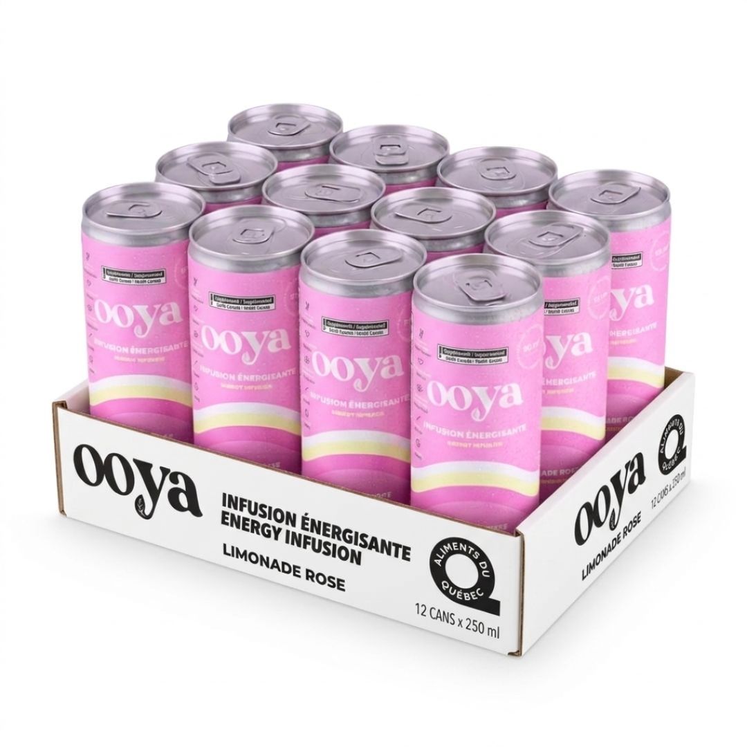 OOYA - Pink Lemonade - Natural Energy Drink *Limited Edition*