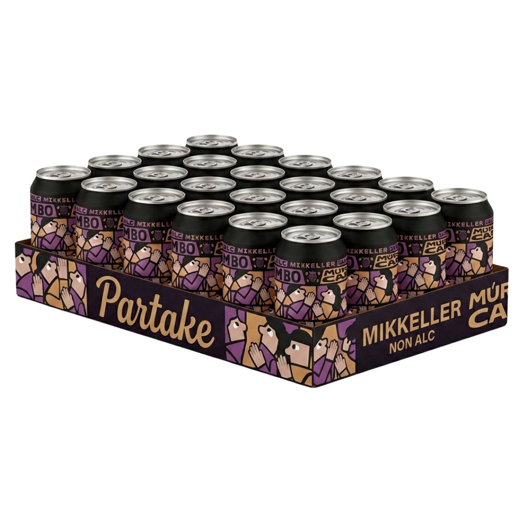 Mikkeller Limbo Blackberry Coffee non-alcoholic sour beer, 24 pack tray