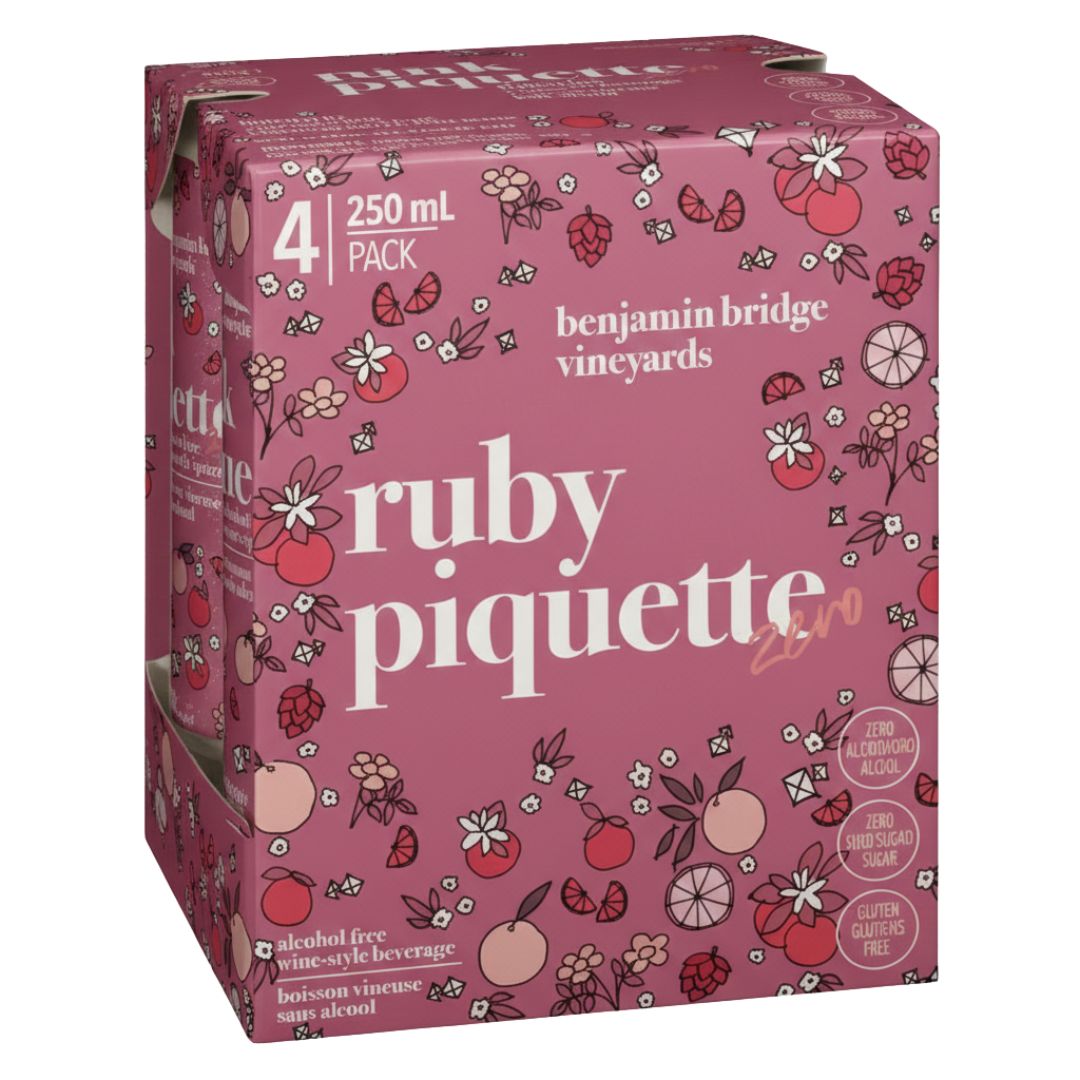 Benjamin Bridge Non-Alcoholic Ruby Piquette Zero Wine style
