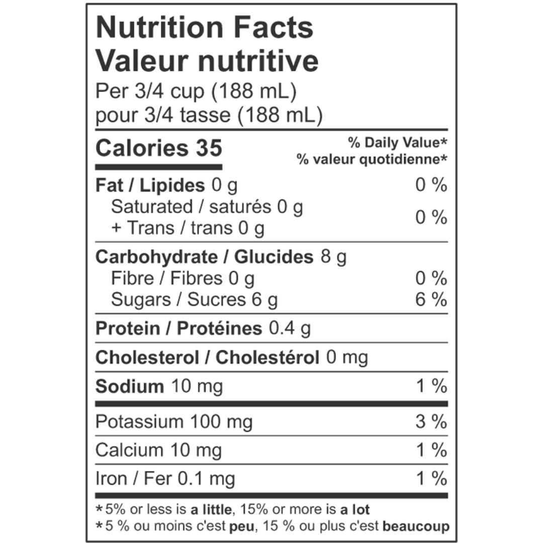 Jackson-Triggs - Sauvignon Blanc, nutrition facts