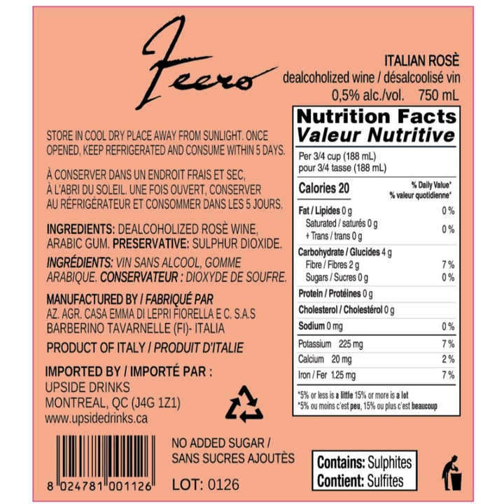 Casa Emma - Zeero Rosé sans sucre