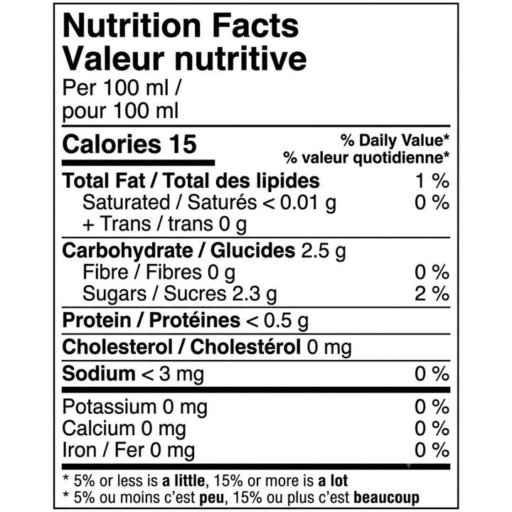 Moderato - La Cuvée Révolutionnaire - Chardonnay, nutrition facts
