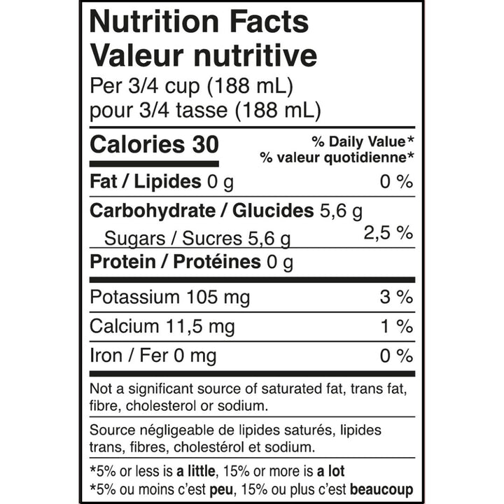 DIVIN 0.0 - Sparkling Sauvignon Blanc, nutrition facts