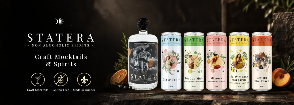 Statera non-alcoholic spirits and craft mocktails