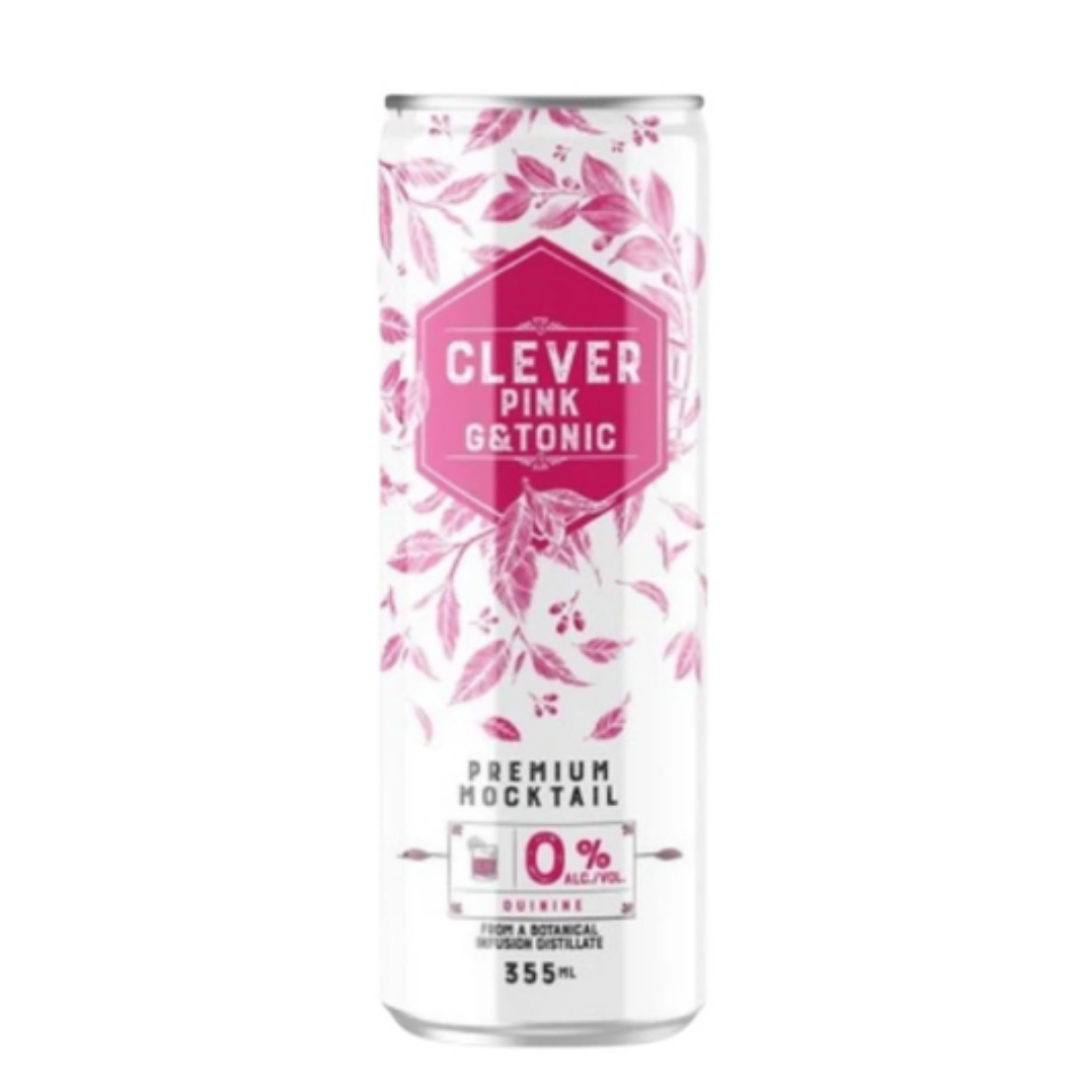 Clever Mocktail - Pink Gin Tonic (Paquet de 4)