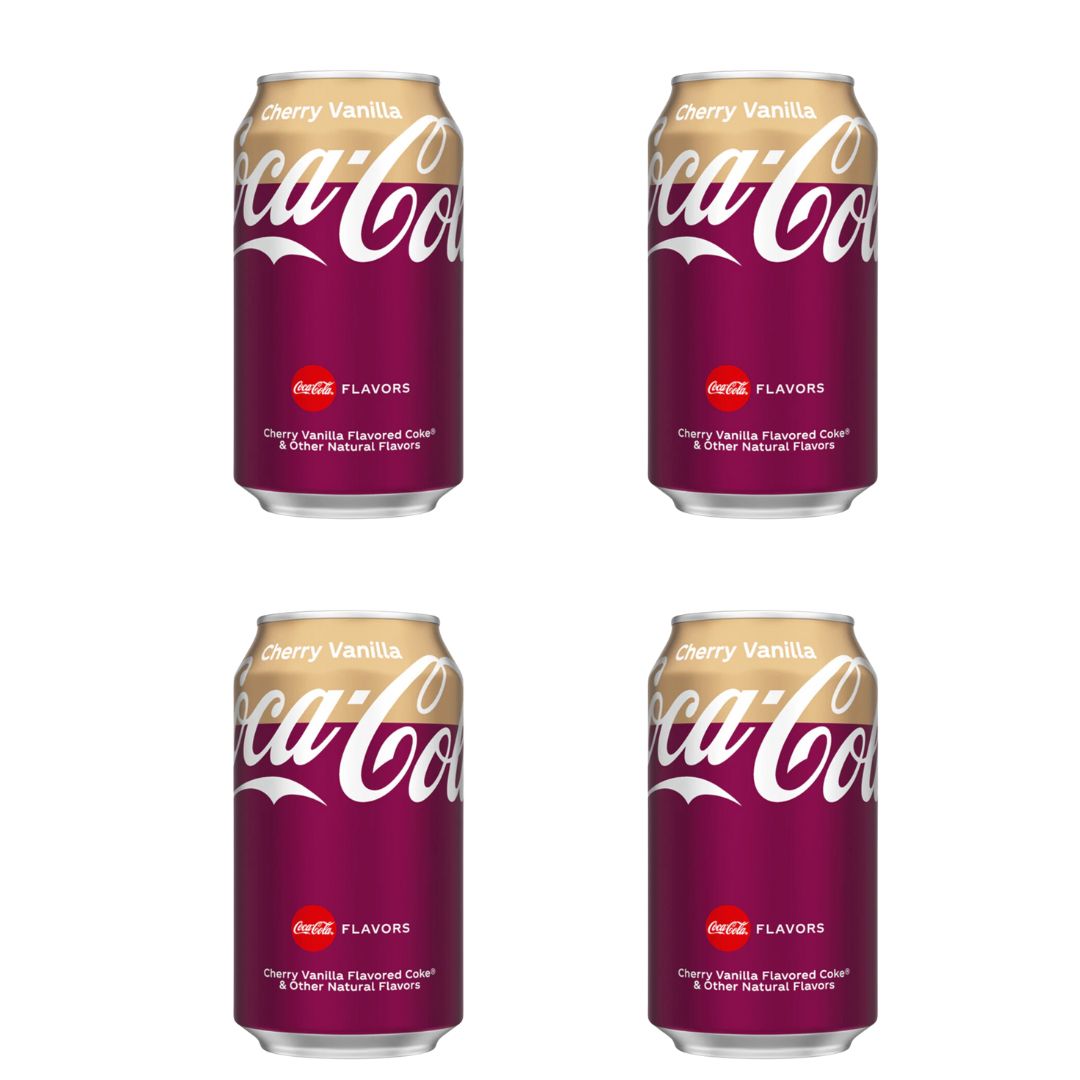 Coca Cola - Cerise Vanille (Paquet de 4)