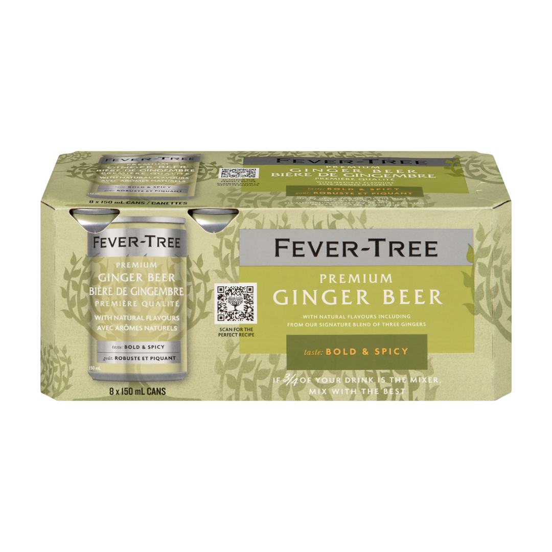 Fever Tree - Bière au gingembre de qualité supérieure (paquet de 8)